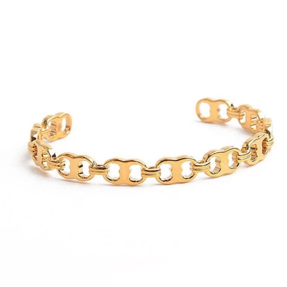 TORY BURCH Gemini Link Cuff Bracelet - Picture 1 of 4
